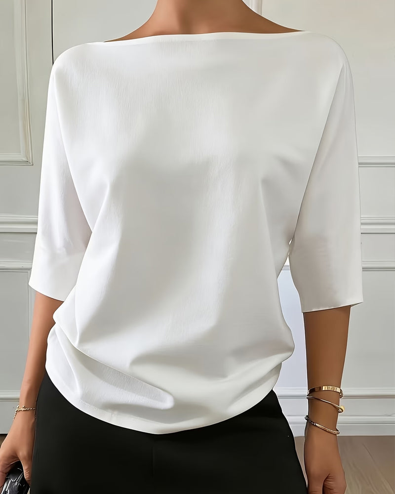 Haut Off-The-Shoulder Manches 3/4