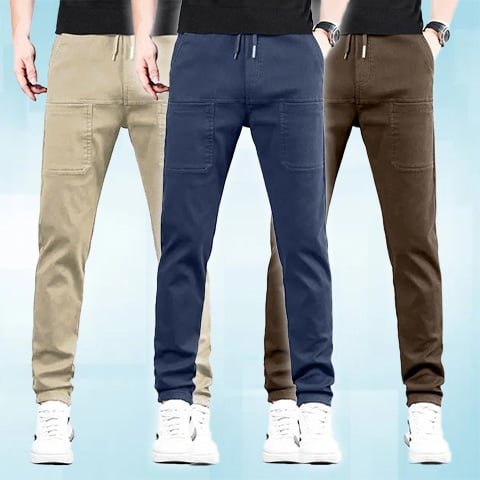 Pantalon Stretch Élevé Multi-Poche Durable Cargo