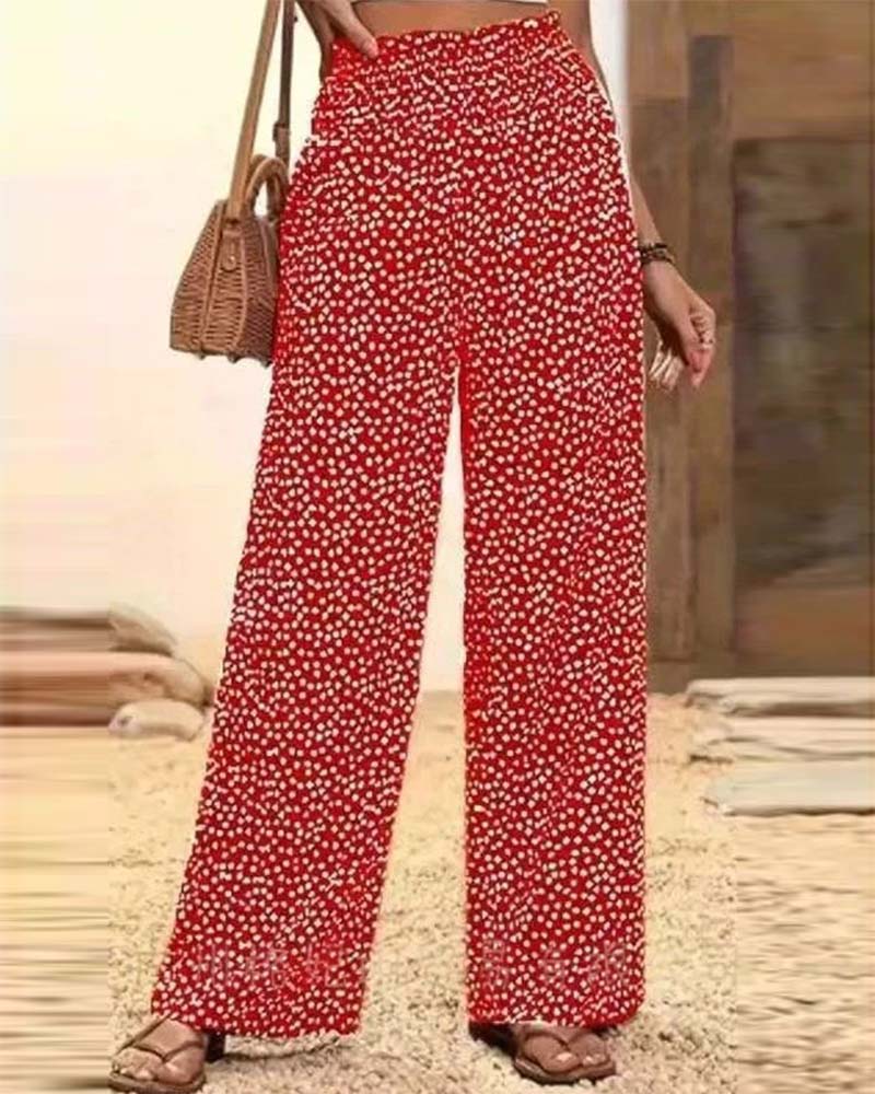 Pantalon Large – Décontracté, Stretch Et Ample