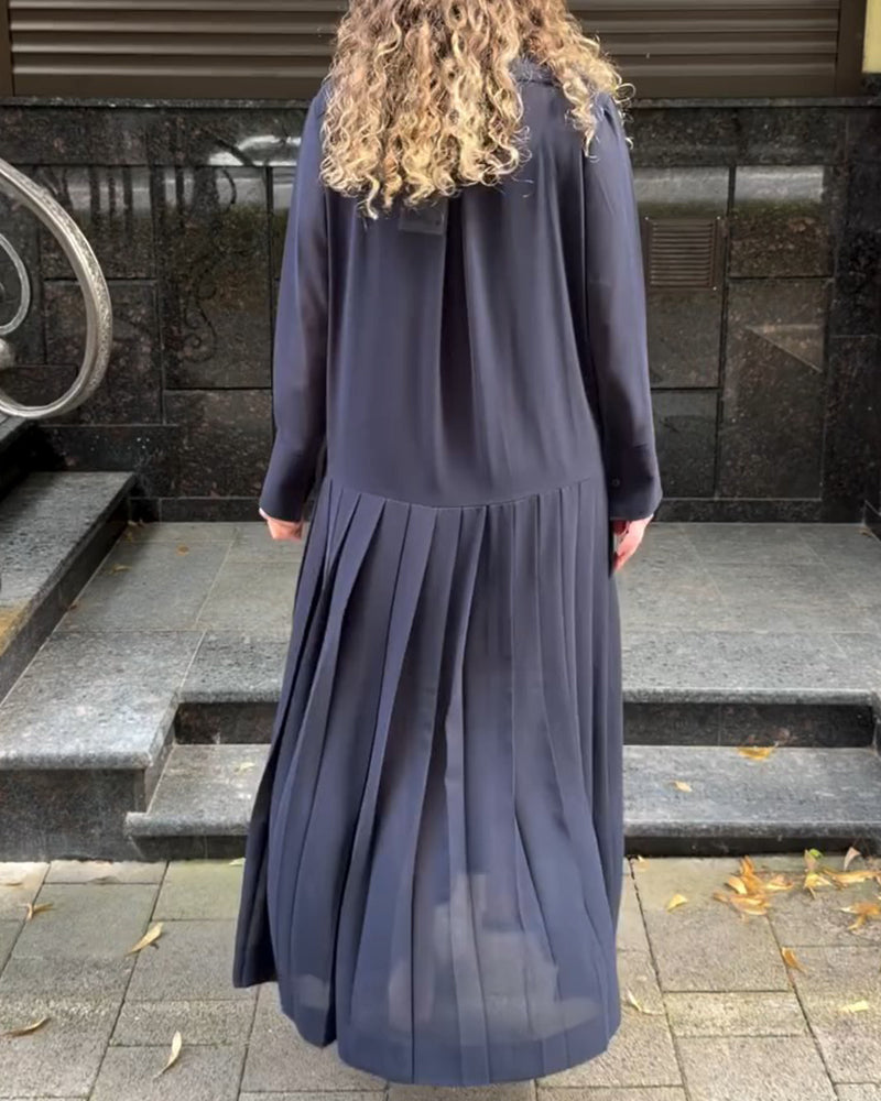 Ensemble Slip Plissé Robe