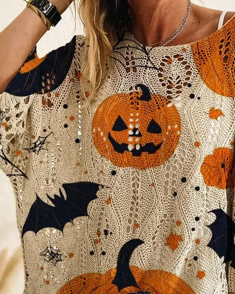 Pullover Col Rond Découpé