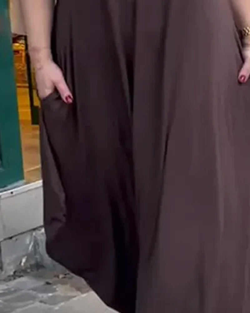 Robe Mode Large À Col Haut