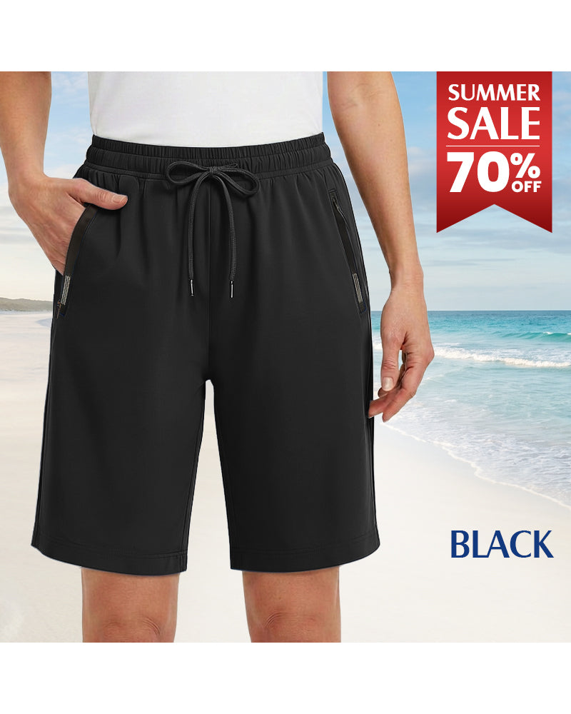 Short Taille Élastique Cordon De Serrage Séchage Rapide