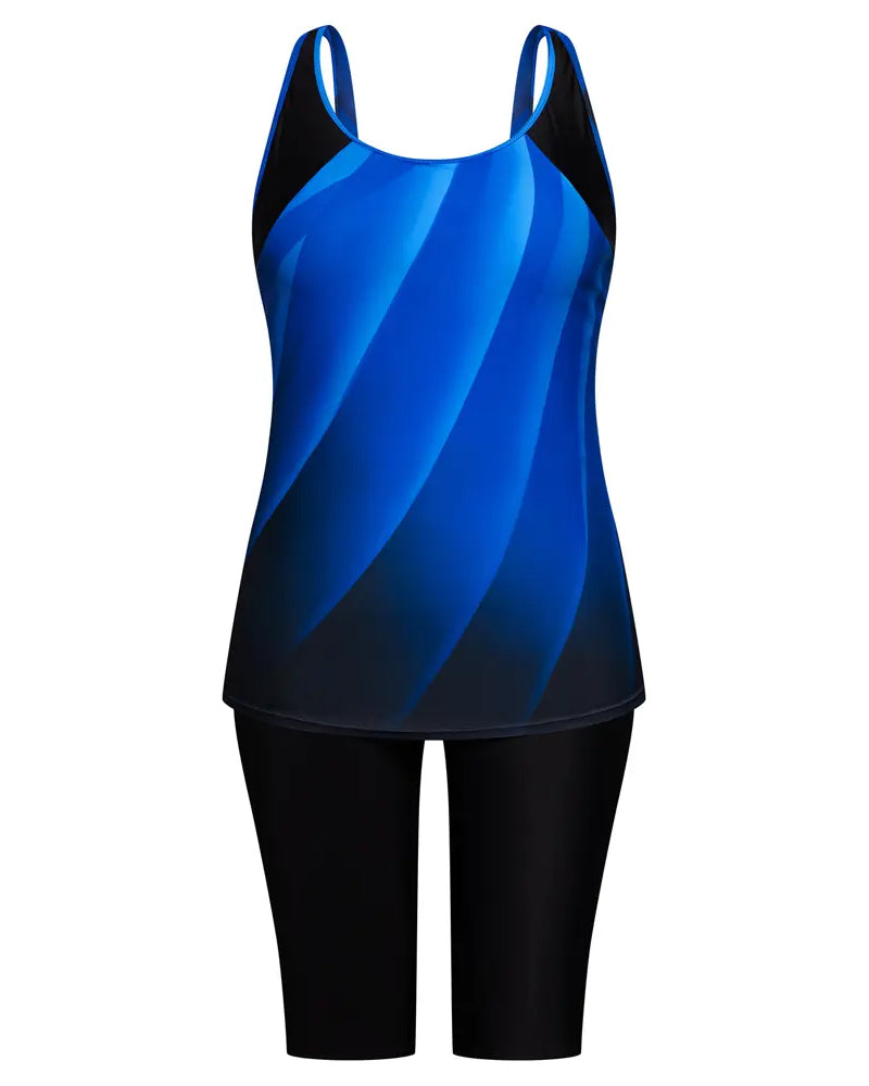 Tankini Vacances Imprimé Sans Manches
