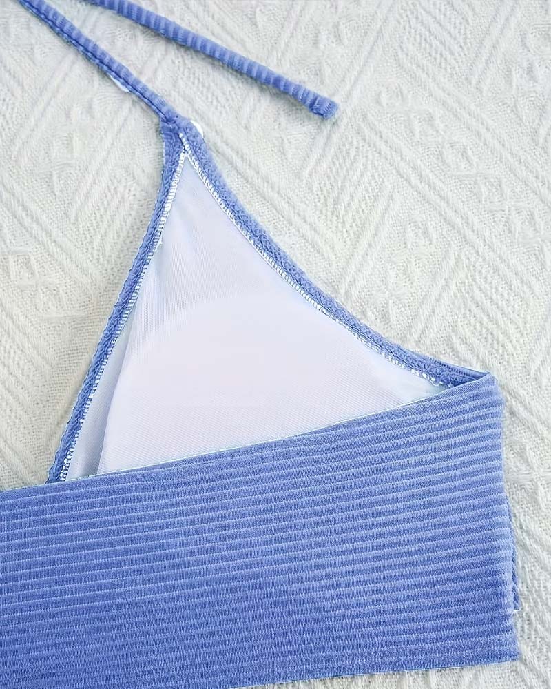 Bikini Halter Taille Haute