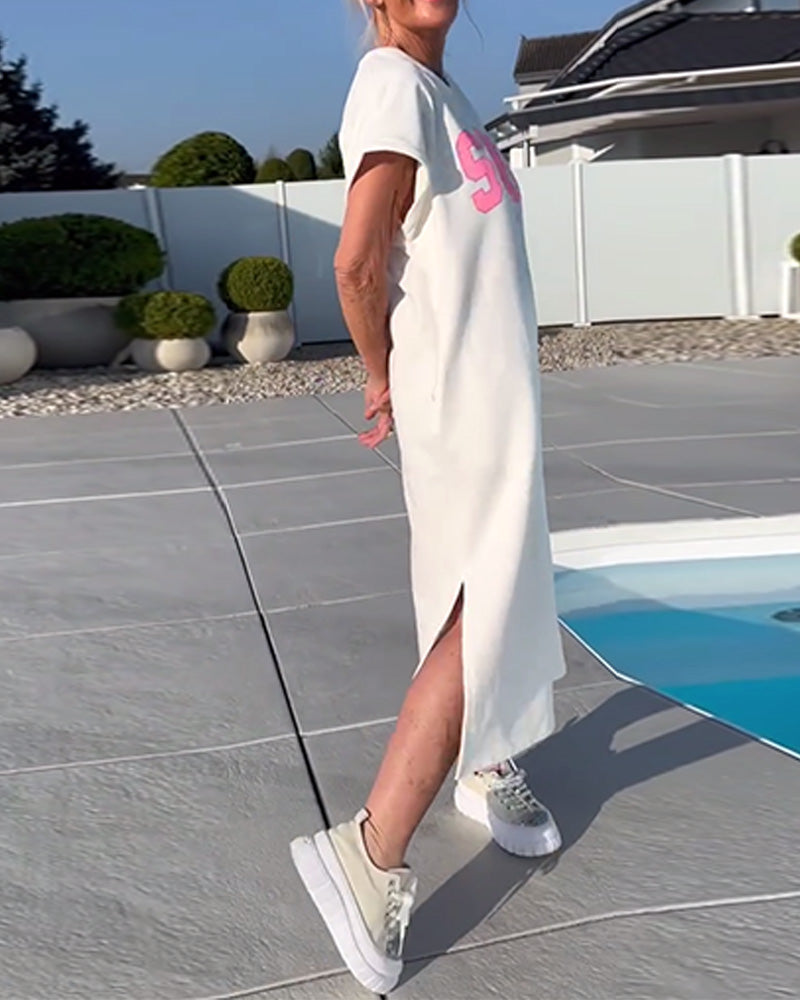 Robe Mode Large Fente