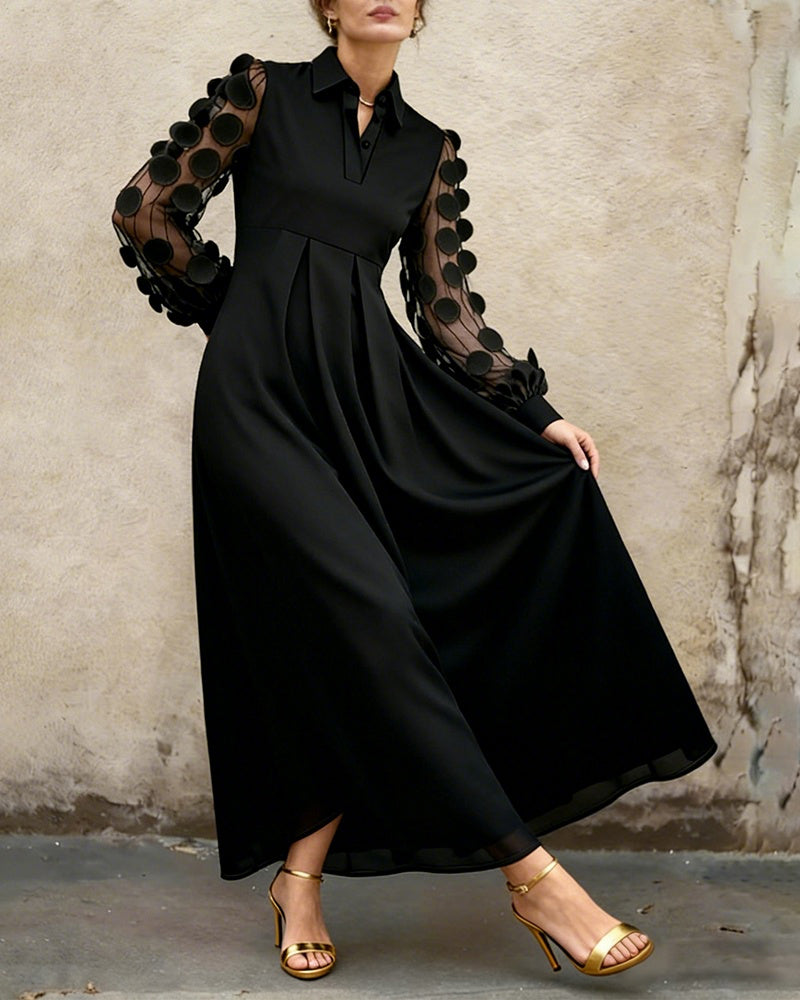 Robe Élégante Et Tendance À Col En V