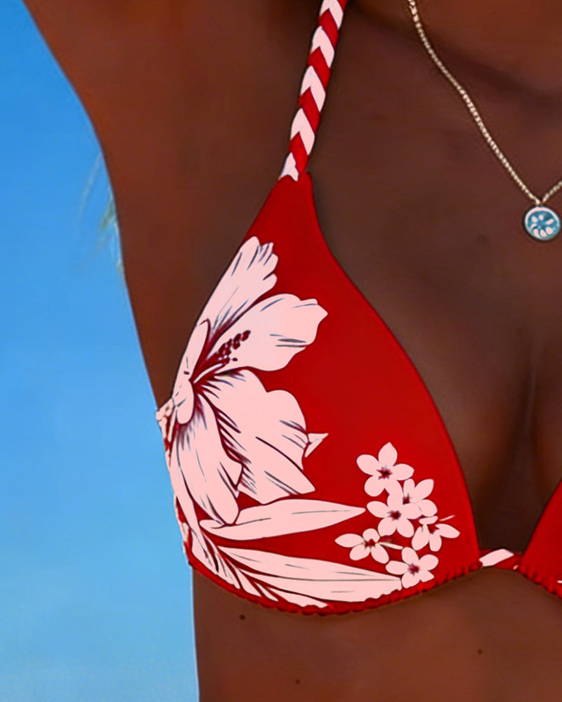 Bikini Simple Sexy Halter Encolure