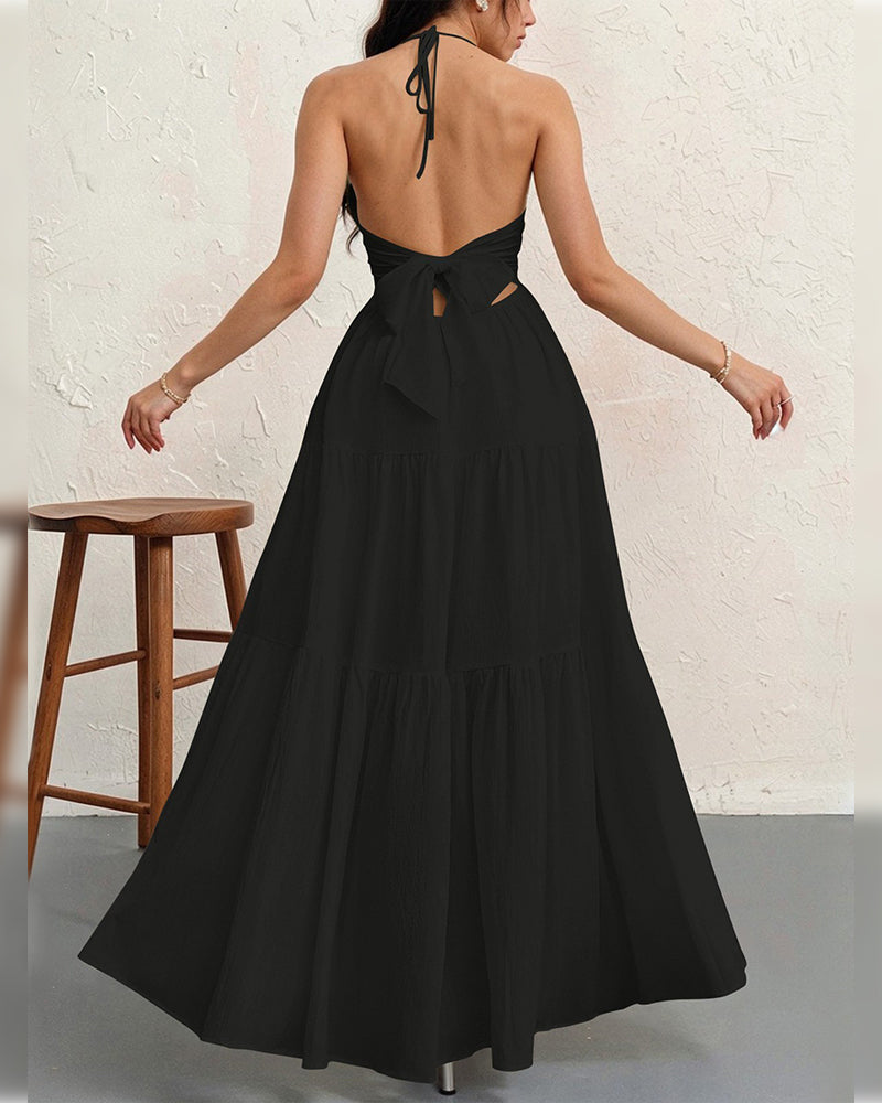 Robe Mode Unie Halter