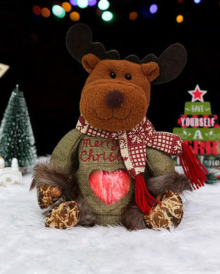 🎉 Dernier Jour Promotion 50% De Réduction 🎉 Sacs Cadeaux De Noël Avec Fermeture Éclair