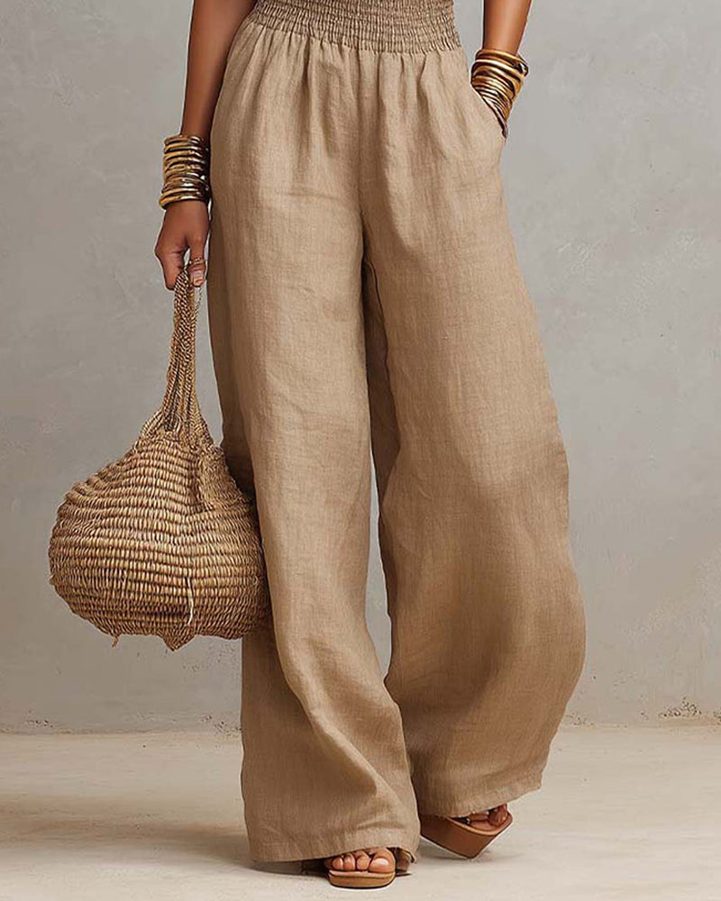Combinaison Élégante Halter Froncée