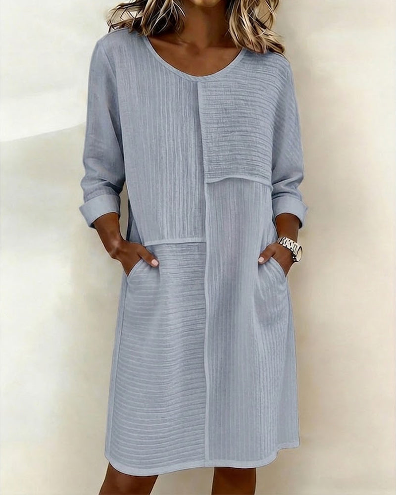 Robe Texturée Shift