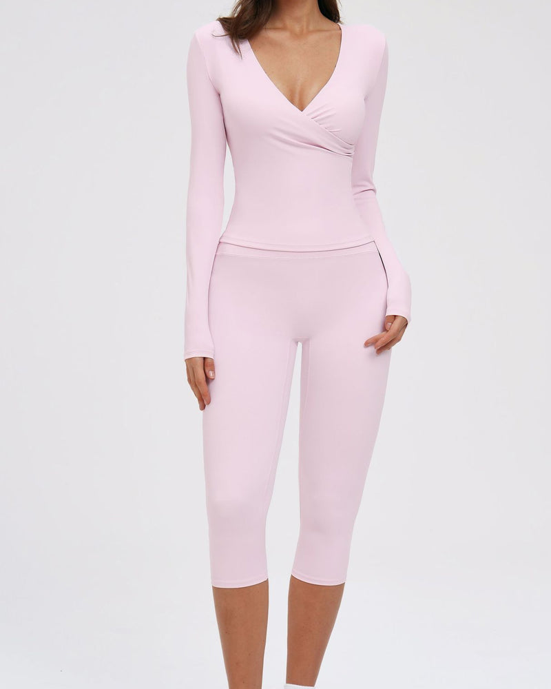 Leggings Yoga Taille Haute Mi-Longue