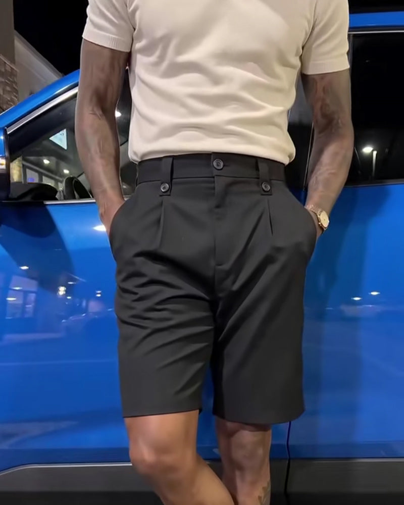 Short Décontracté Polyvalent Homme Costume