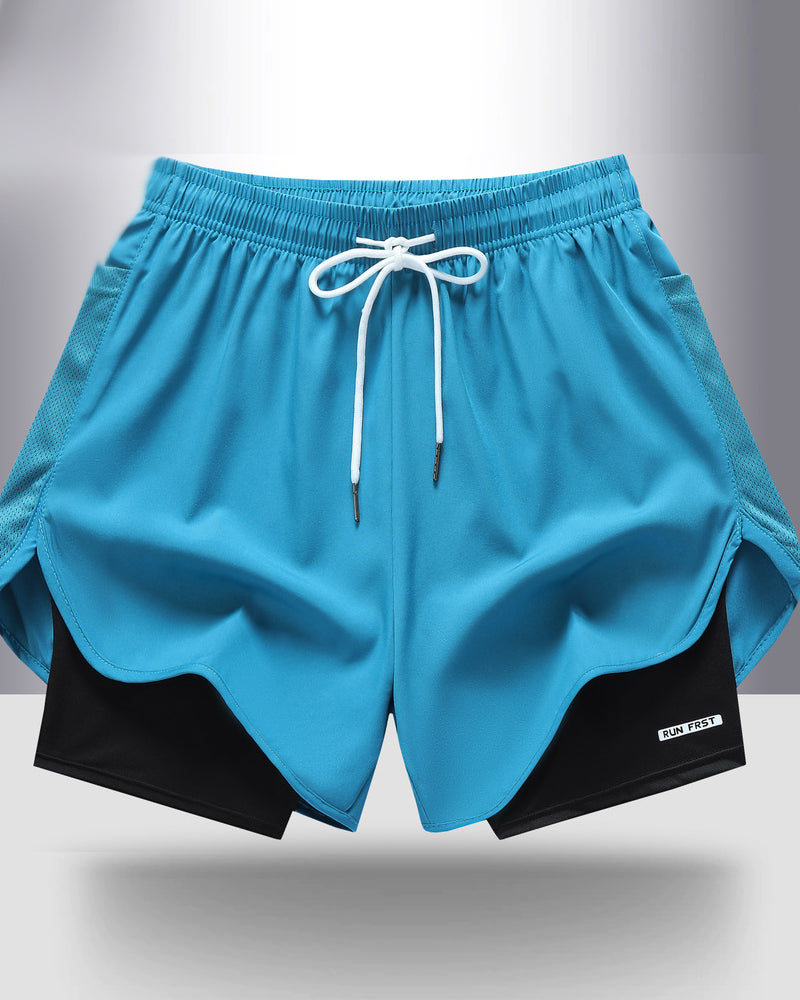 Shorts Respirant Séchage Rapide Double Couche