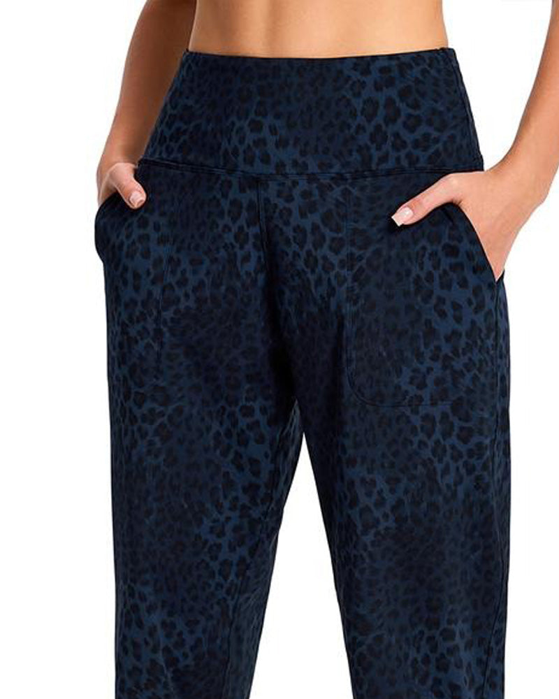 Pantalon Taille Haute Poche Unie Long