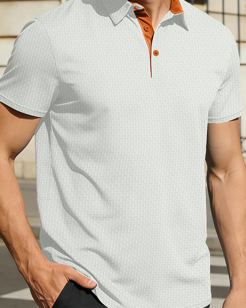 T-Shirt Homme, Uni, Manches Courtes