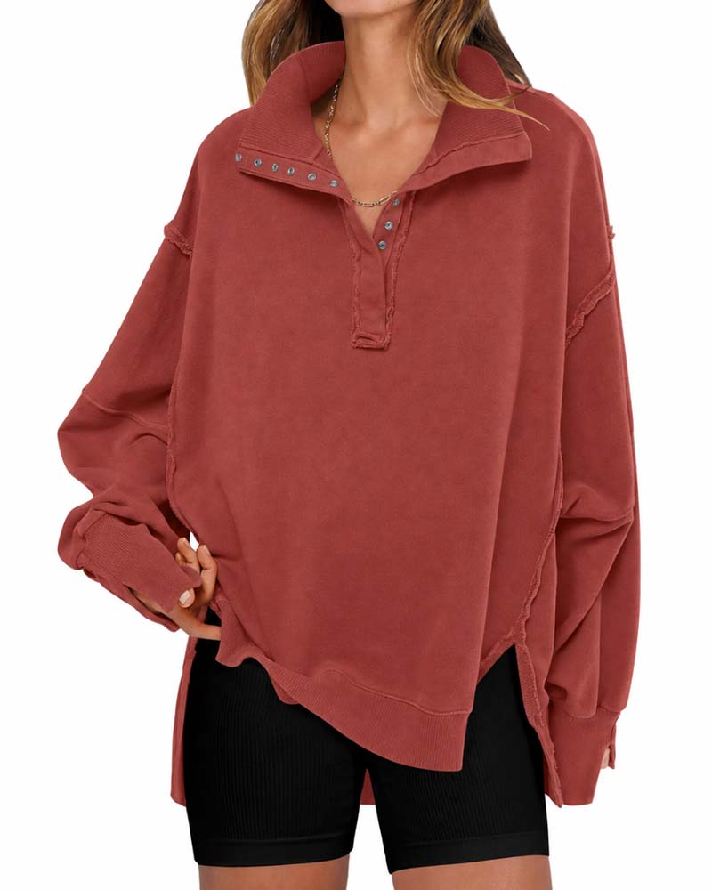Sweat Uni Manches Longues