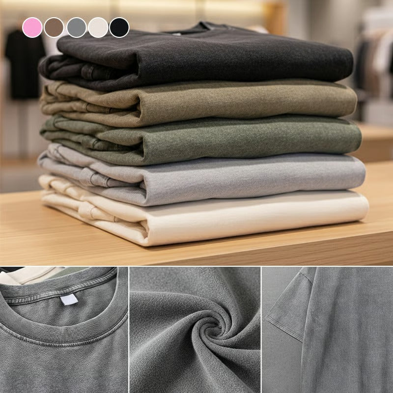 T-Shirt Hommes Vintage Loose