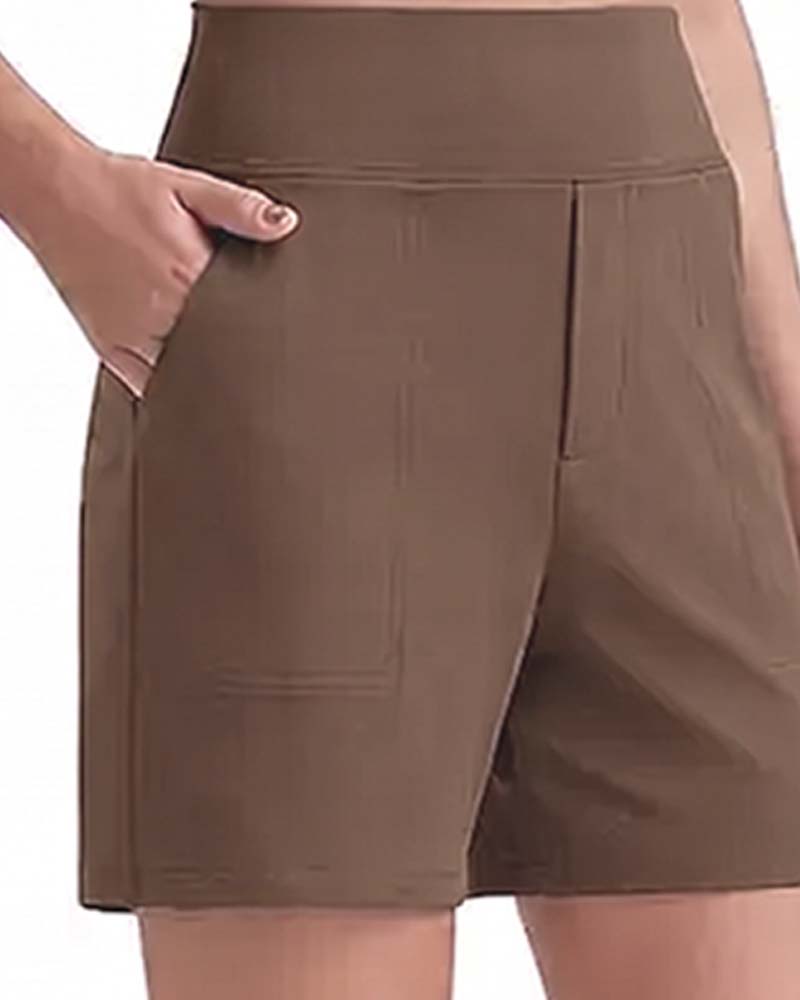 Shorts Taille Haute Athlétique Course