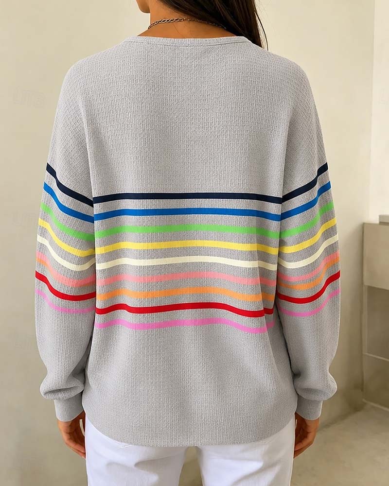 Sweat Col Rond Manches Longues