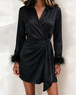 Robe Uni Col V Portefeuille