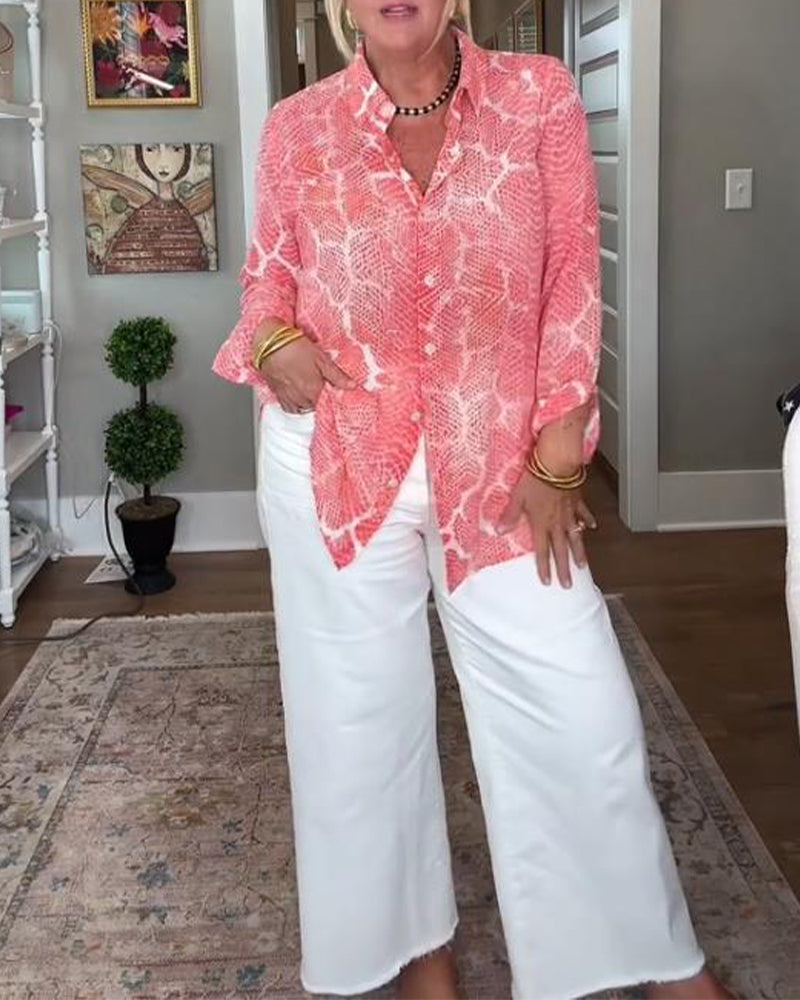 Blouse Avec Boutonnée Et Texturée Caractéristiques