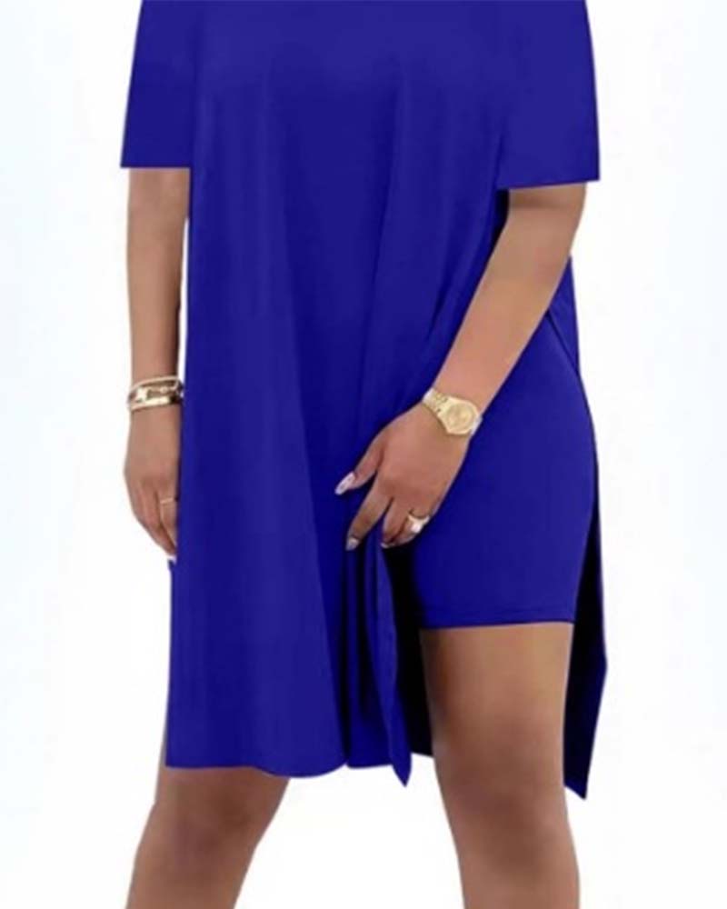 Ensemble Uni Ample Manches Courtes Pantalon