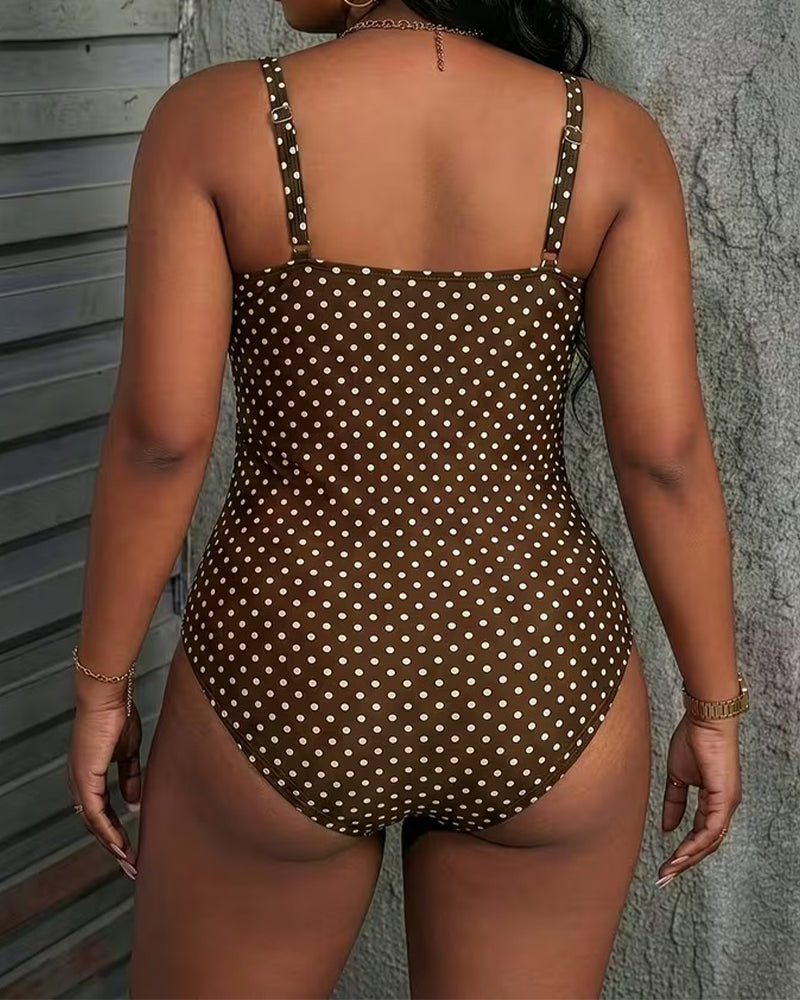 Combinaison Lacet À Pois Mesh