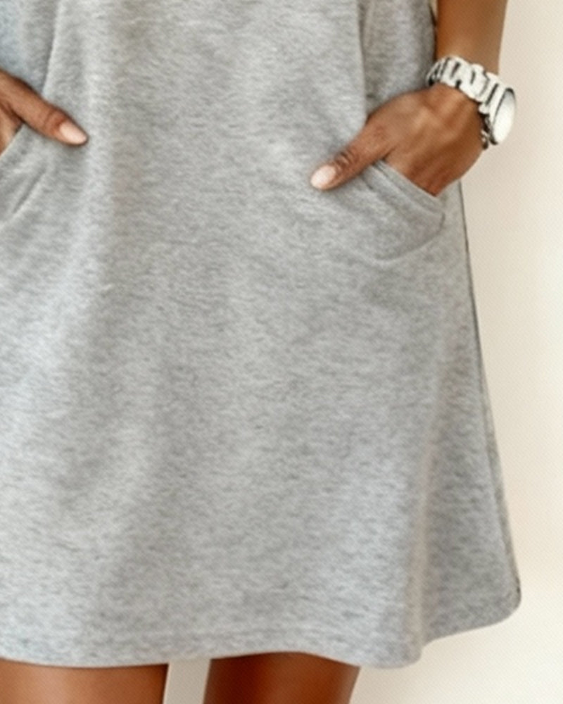 Robe À Demi-Fermeture Éclair Et Rayures Arc-En-Ciel