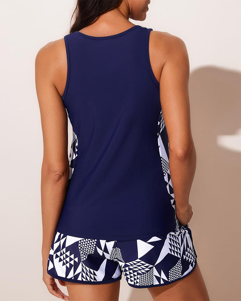 Bikini Poche Short Imprimé Plage