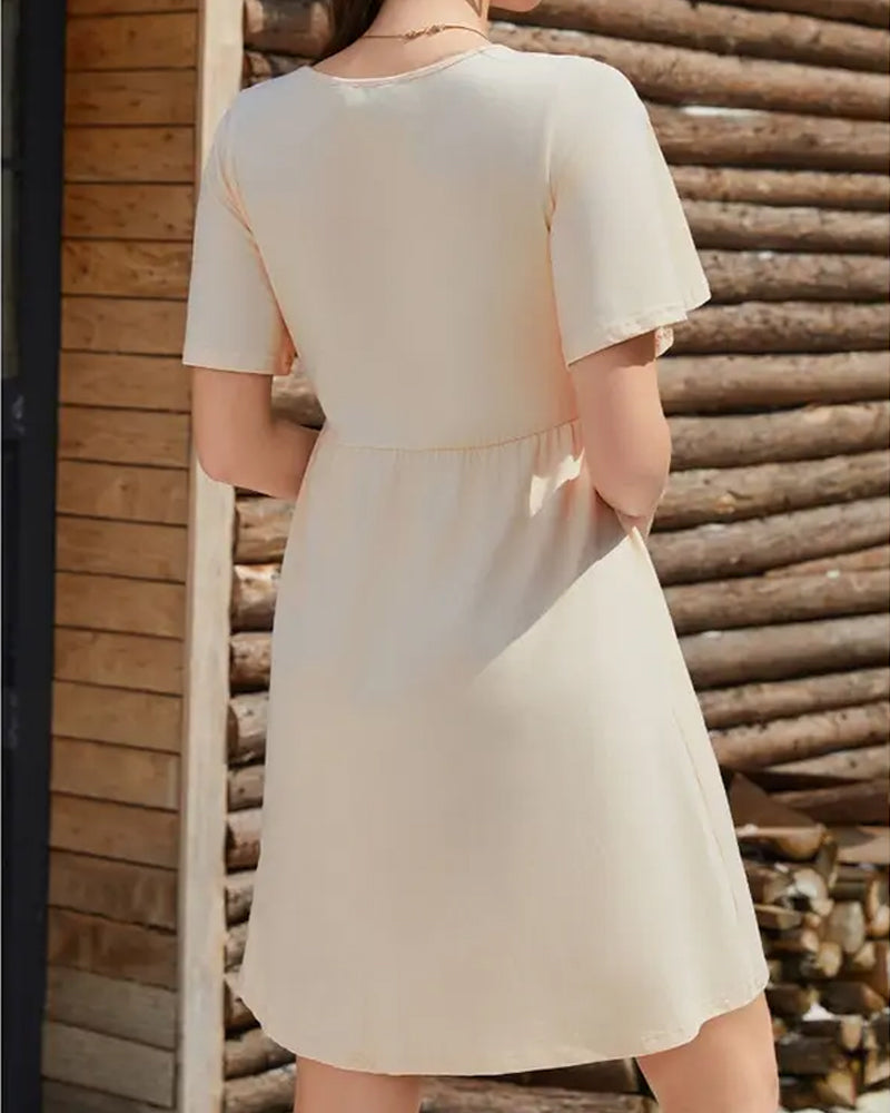 Robes Vintage Artistique Ample