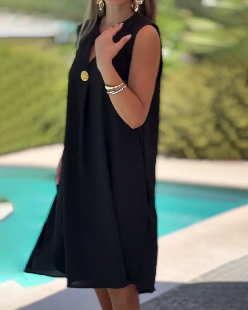 Robe Sans Manches Décontractée