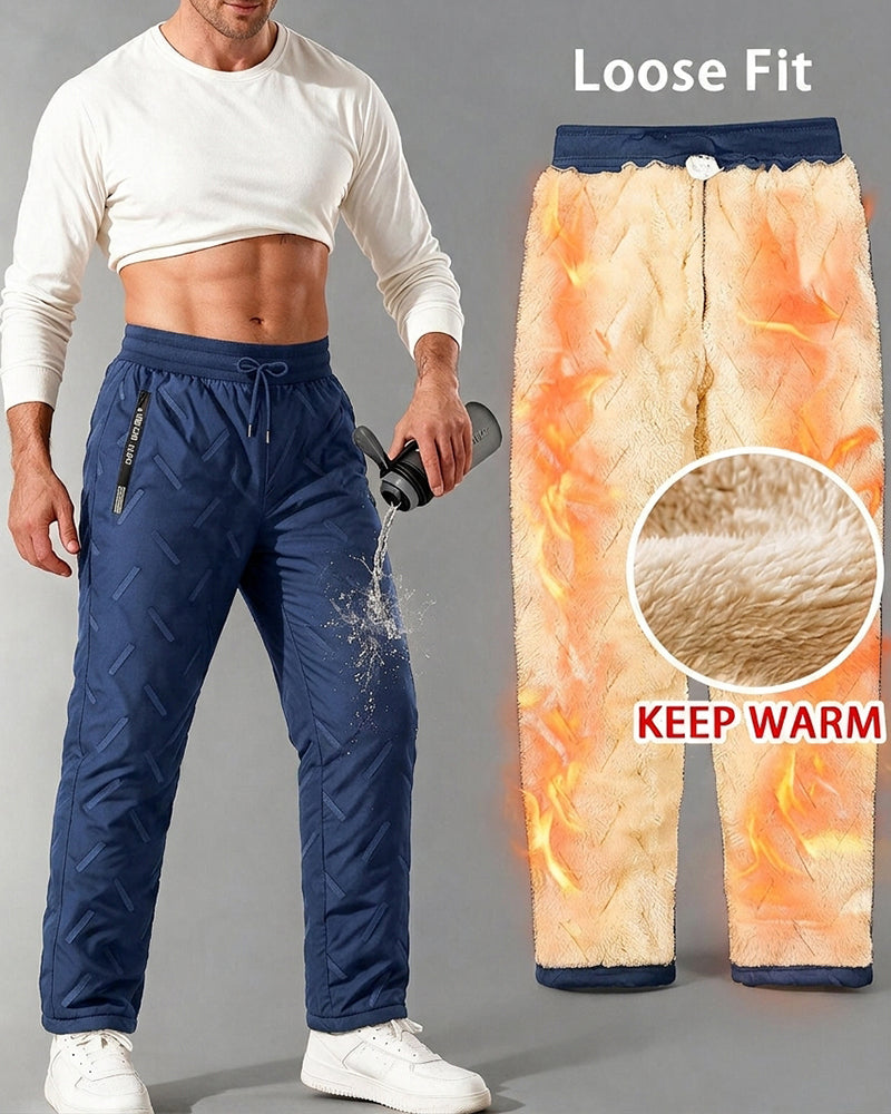 Pantalon Homme Chaud Poche Cordon