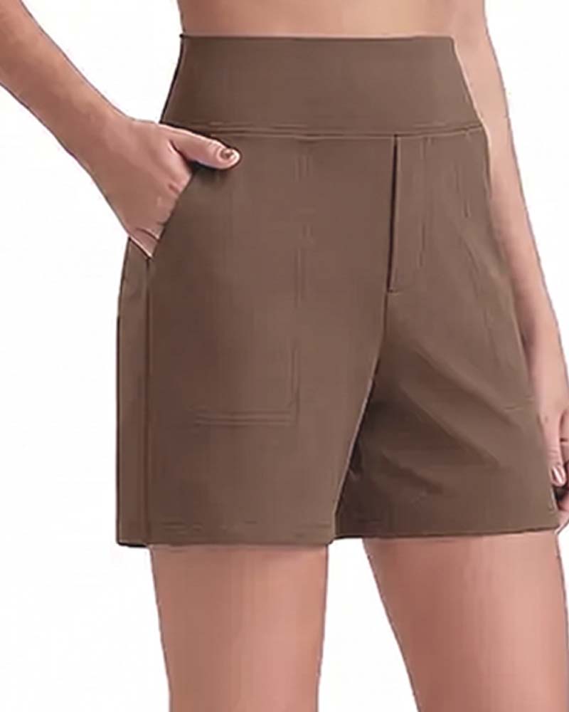 Shorts Taille Haute Athlétique Course