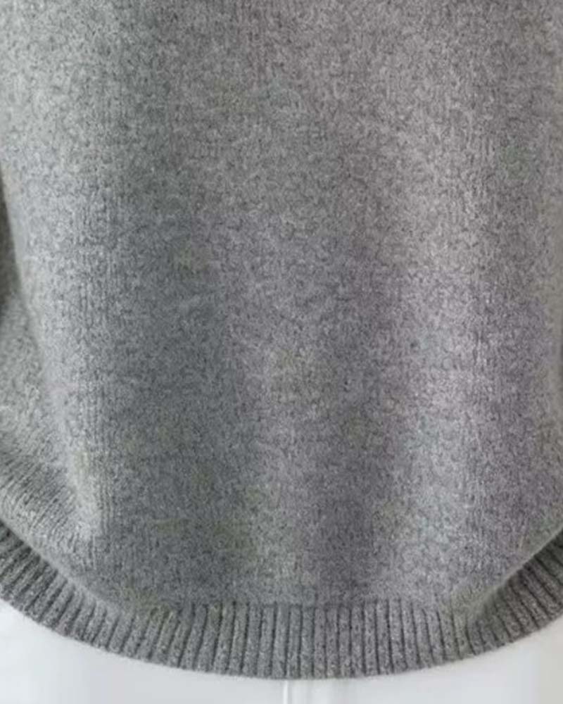Pull Revers Uni Manches Longues