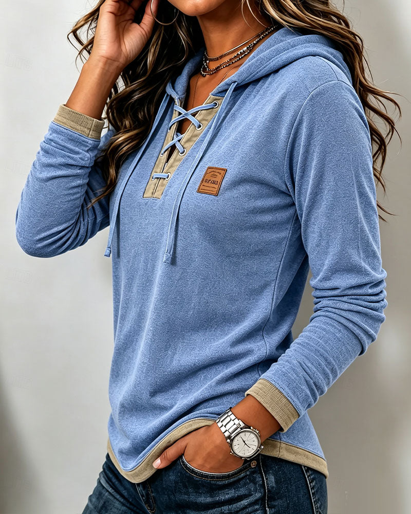 Haut Cordon De Serrage Contrastant Slim Fit