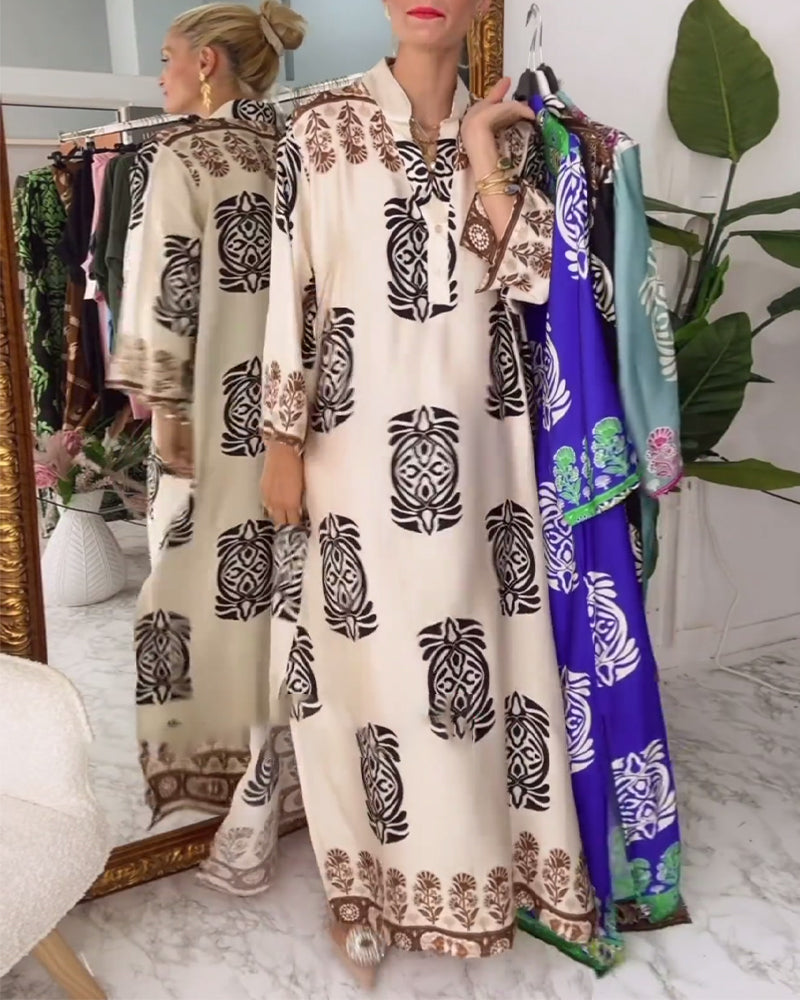 Robe de mode ample rétro