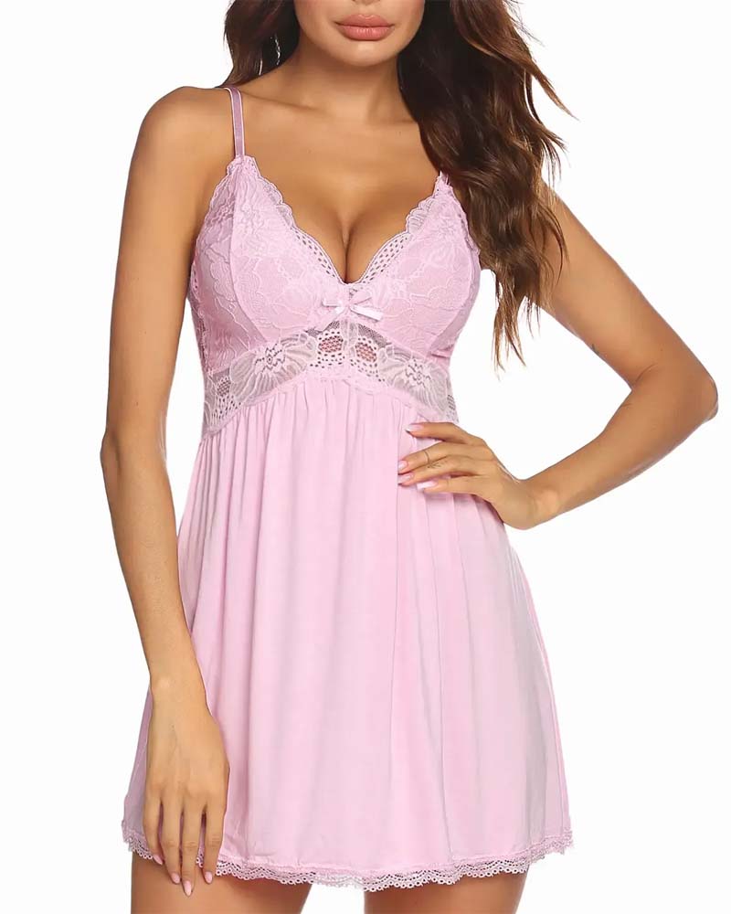 Robe De Nuit Sexy En Dentelle