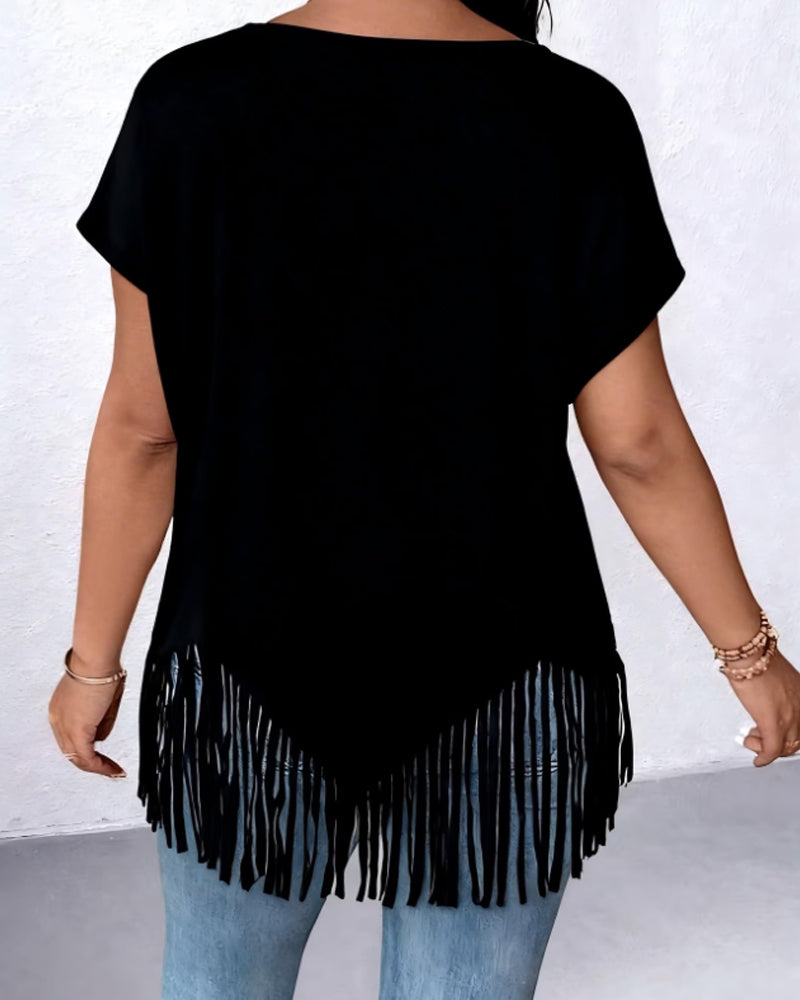 T-Shirt Tassel Design Détail