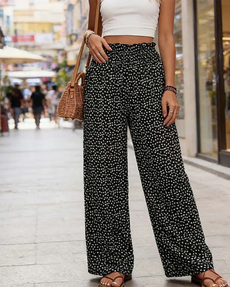 Pantalon Large – Décontracté, Stretch Et Ample