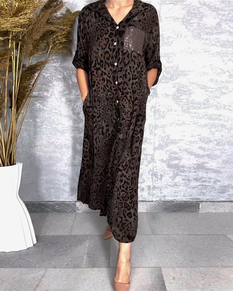 Robe Imprimé Léopard