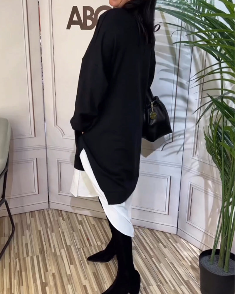 Robe patchwork ronde