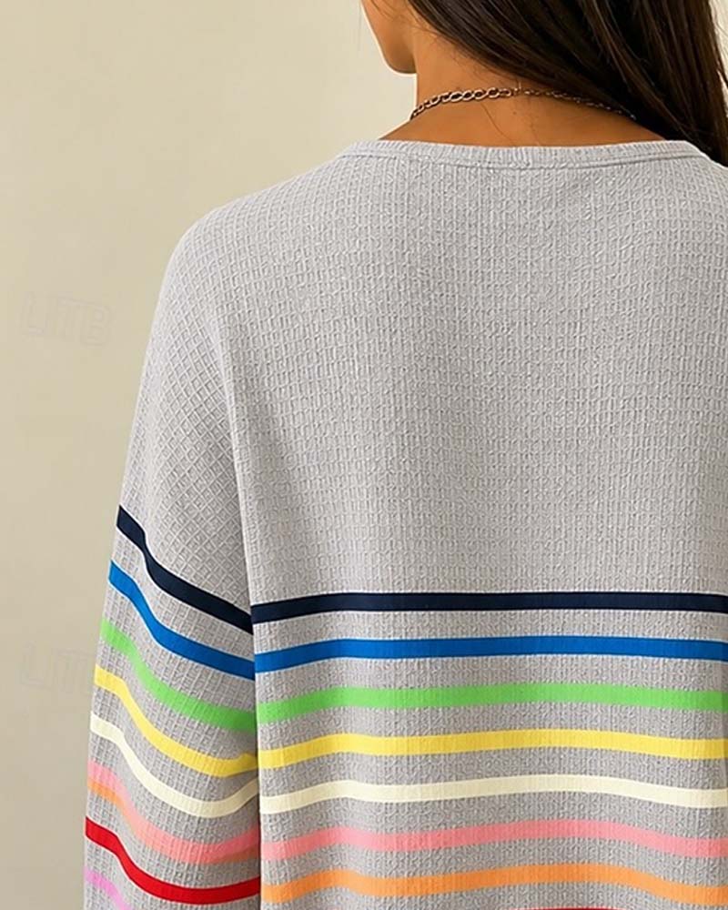 Sweat Col Rond Manches Longues