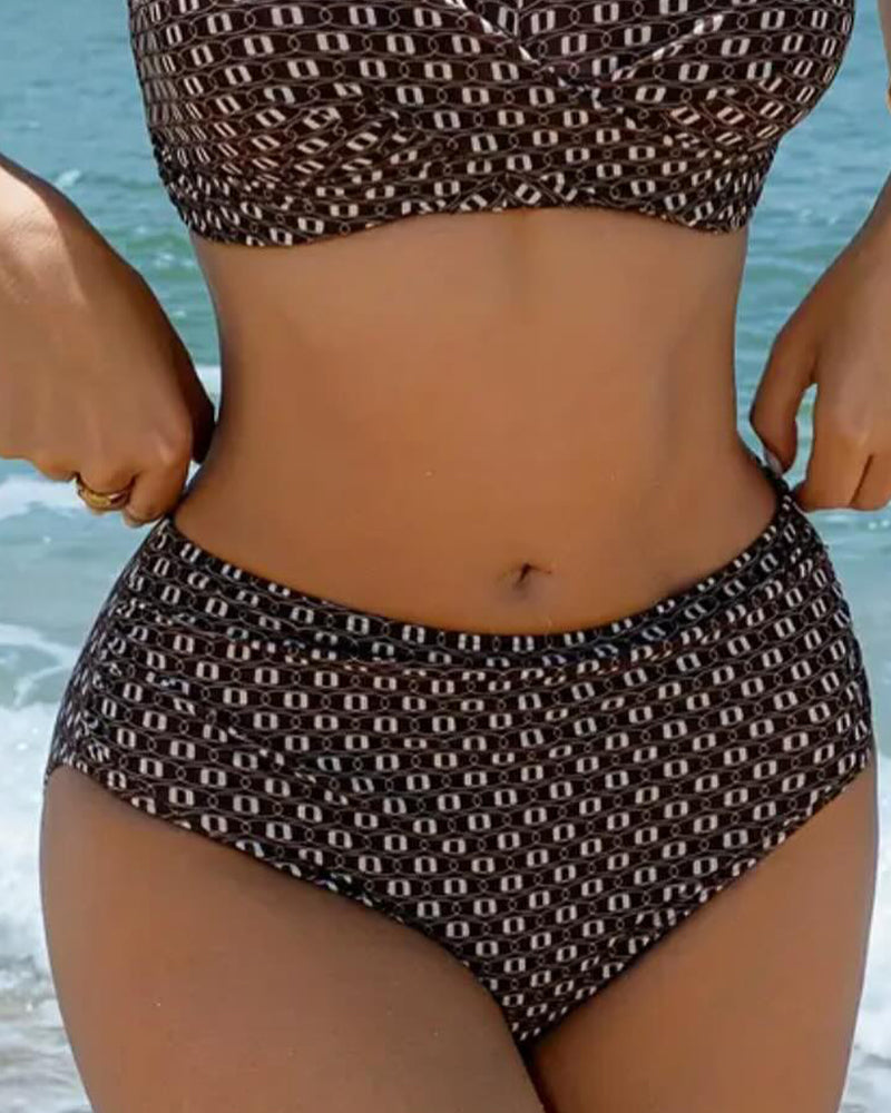 Bikinis Col U Double Bretelle Spaghetti