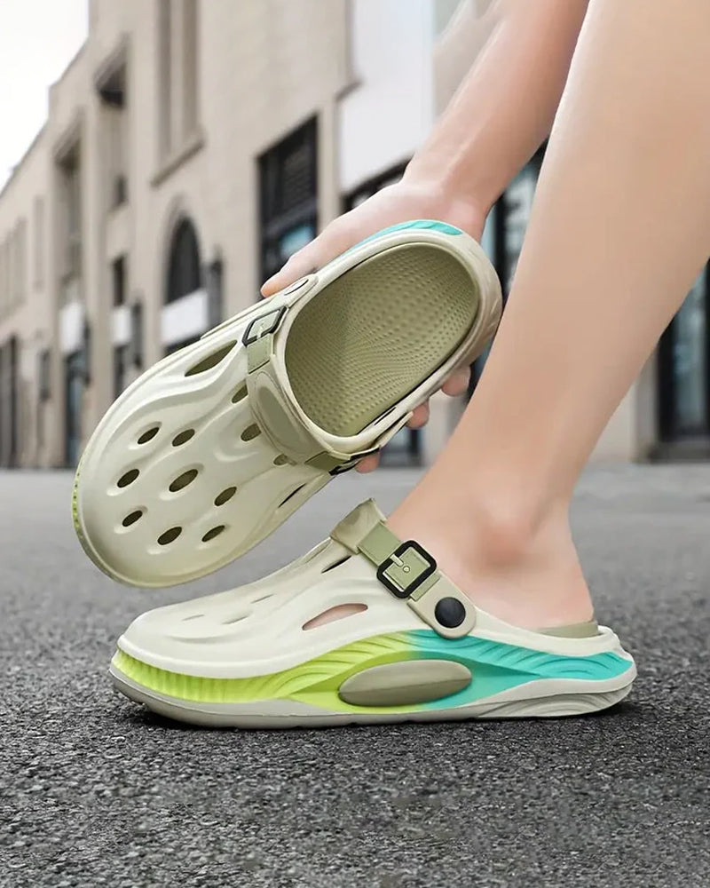 Sandales Femme/Homme Été Semelle Épaisse Antidérapantes Décontractées