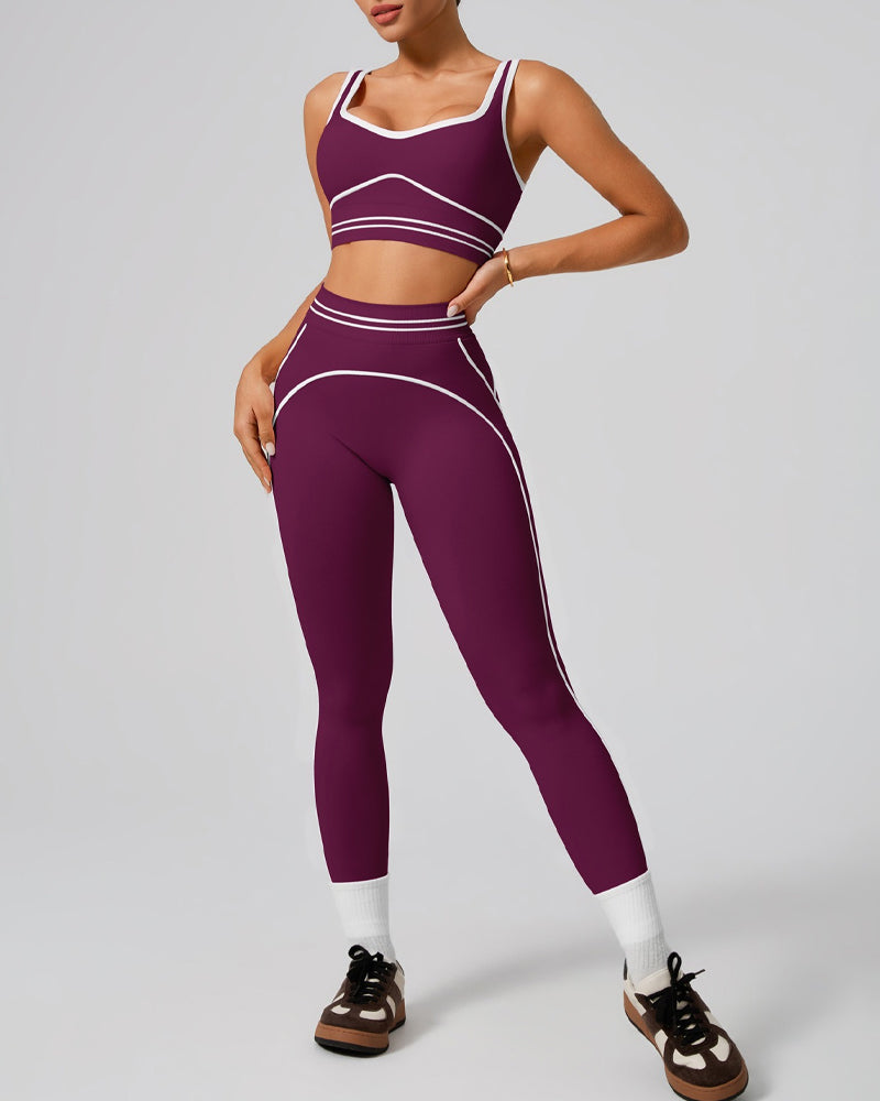 Set Sport Tank Taille Haute Yoga