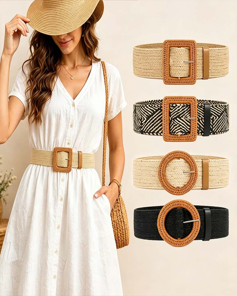 Ceinture Boho Style Boucle Élastique