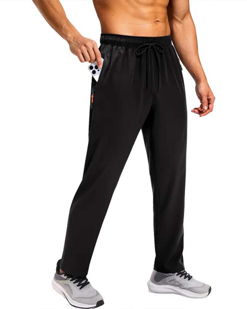 Pantalon Taille Haute Homme Décontracté