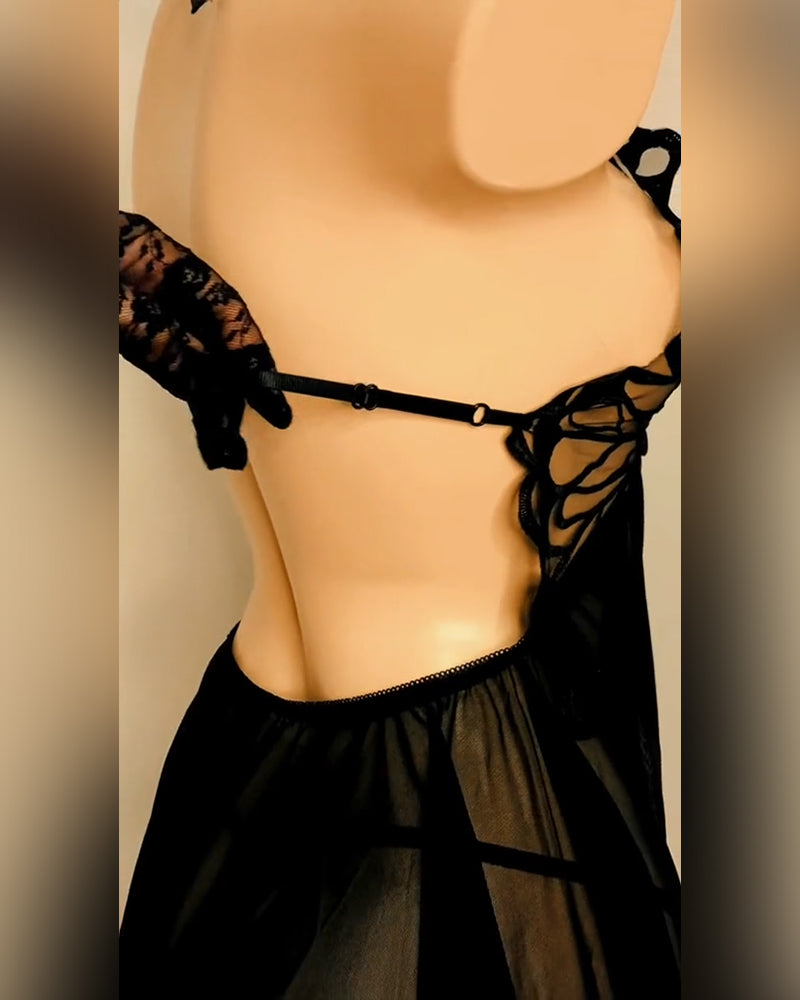 Chemise De Nuit Grande Taille Fraîche Et Confortable